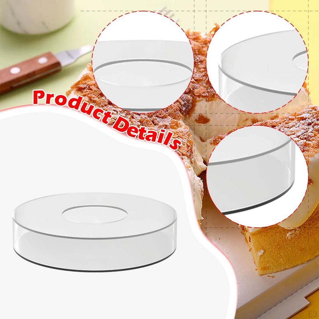 Acrylic Cake Display Stand Riser Centerpiece Desktop Fillable Dessert Holder for Celebration