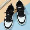 White Shoes PU Leather Board Shoes Women Breathable Casual Sneakers Men Lace-up Trendy Running Trainers Anti-slip Waterproof