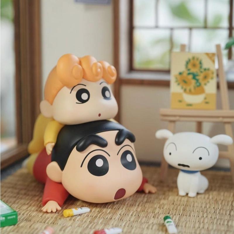 Crayon Shin-chan: Shiro's Life Blind Box Figurine - Trendy Toy Doll & Desktop Ornament Gift