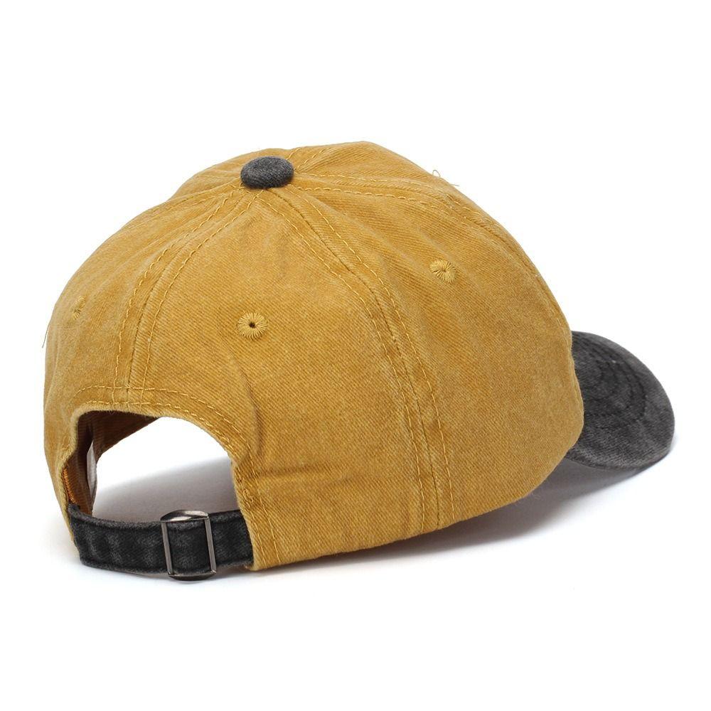 New York Embroidered Washed Cotton Baseball Cap Distressed Chlidren Sun Hat  For Boys Girls