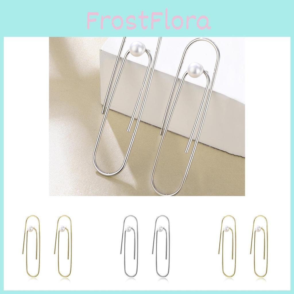 Modische Legierung U-förmige Sicherheitsnadel Ohrringe Stilvoller Perlenschmuck