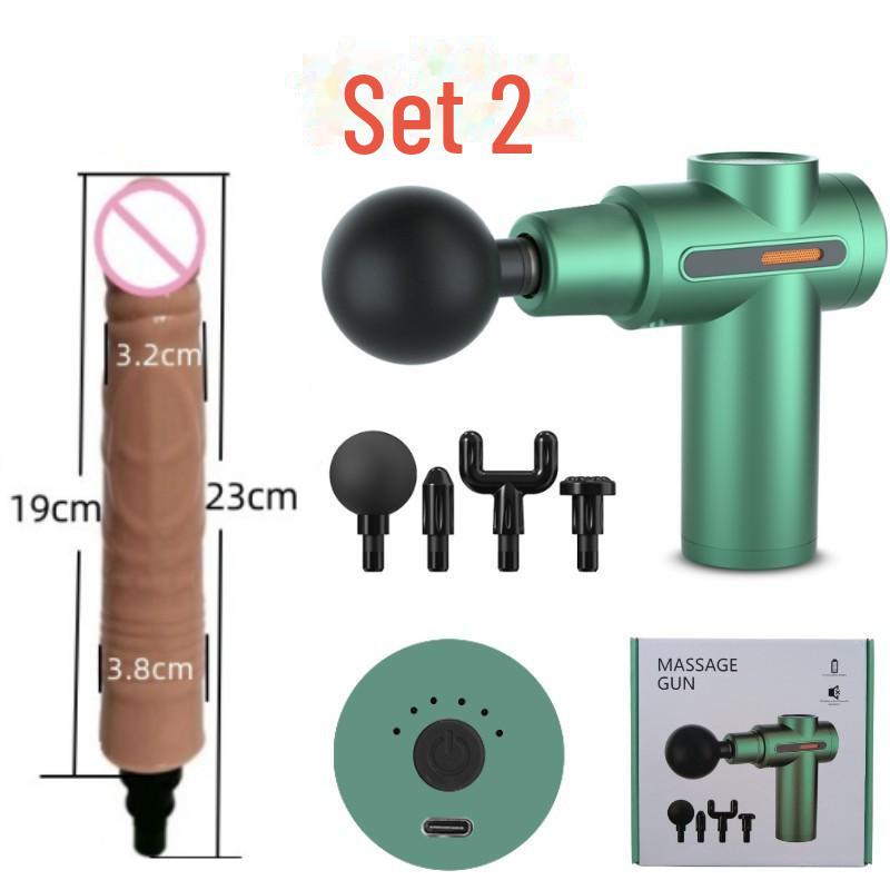 

Женский многофункциональный силиконовый массажный пистолет для расслабления мышц