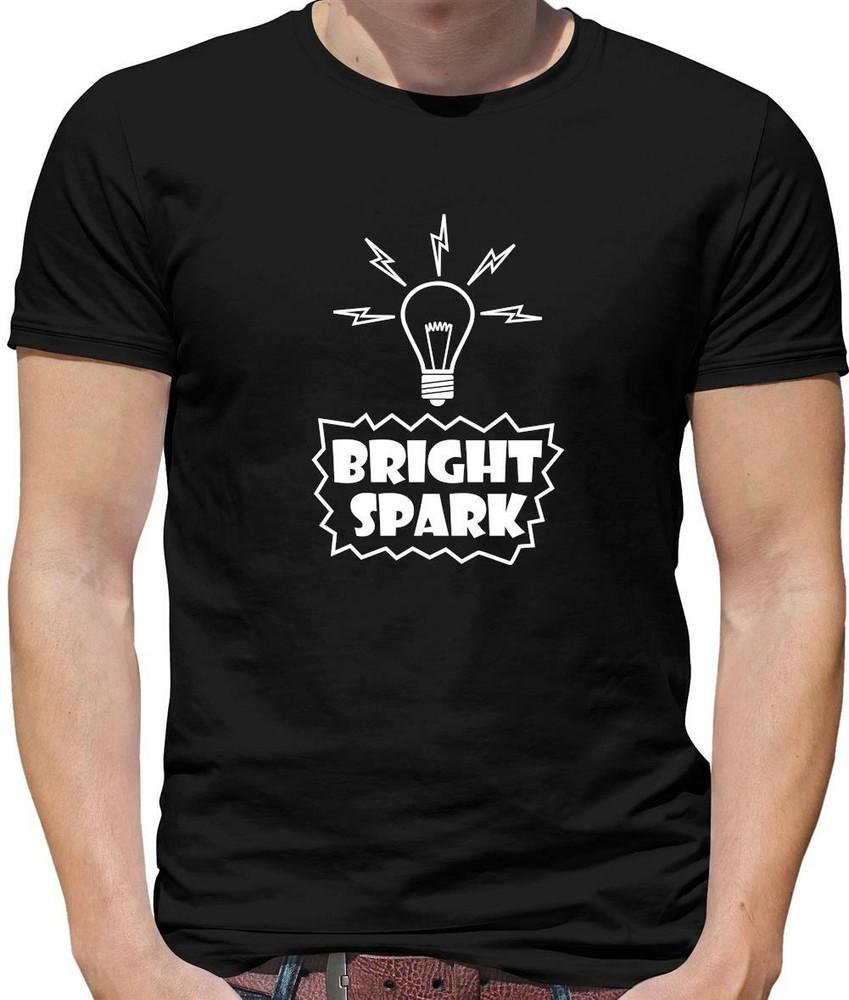 Bright Spark Lightbulb Idea Graphic T-shirt
