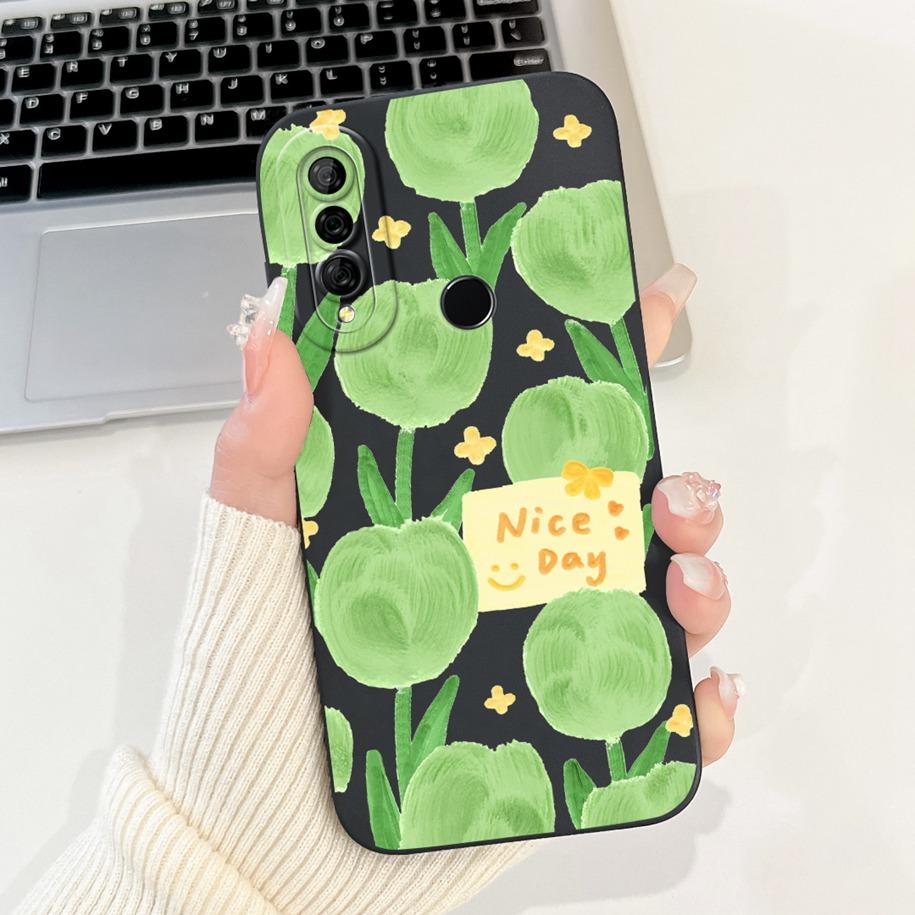 For Huawei P30 Lite Case MAR-LX1A Cover Cute Cartoon Camera Protection Soft Phone Case For Huawei P30Lite Nova 4e Honor 20S Capa
