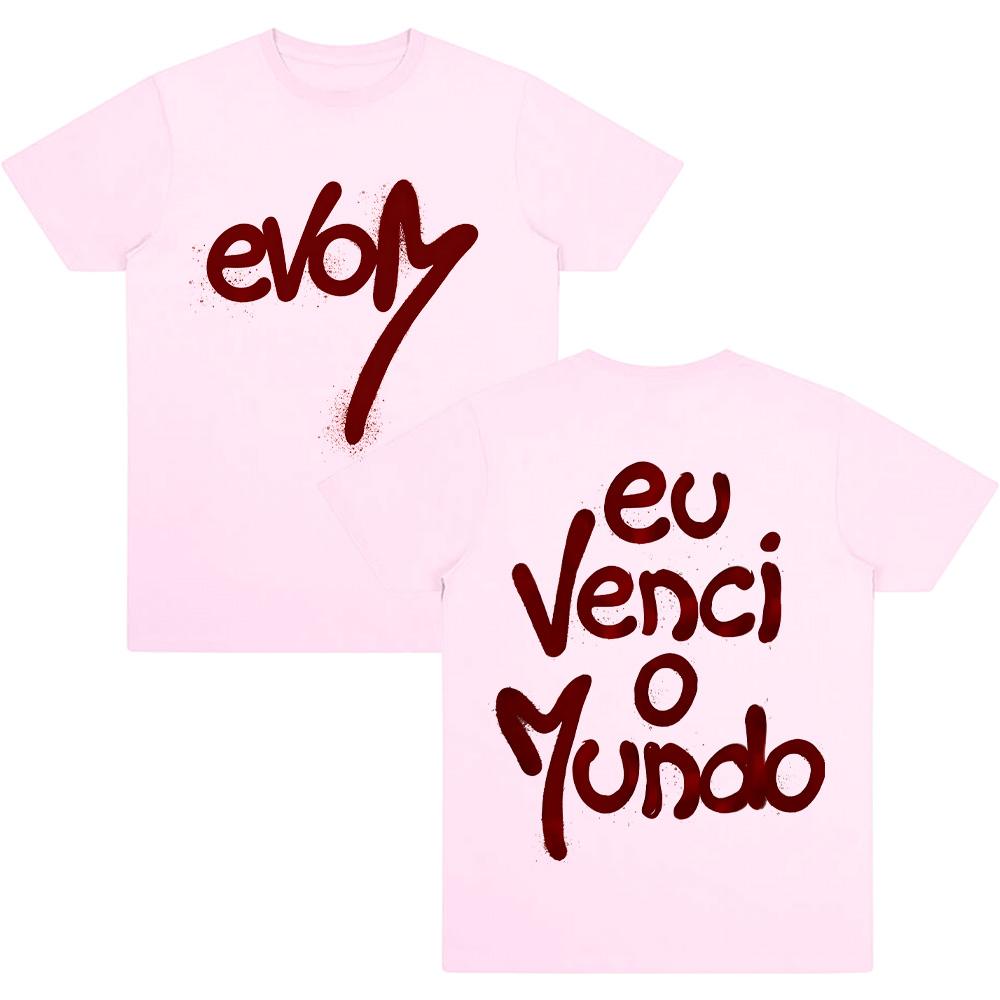 Camiseta EVOM Veigh Merch T-shirts Graphic Print Vintage Womens Short Sleeve Tee Top Y2k Clothes Summer Breathable Tee