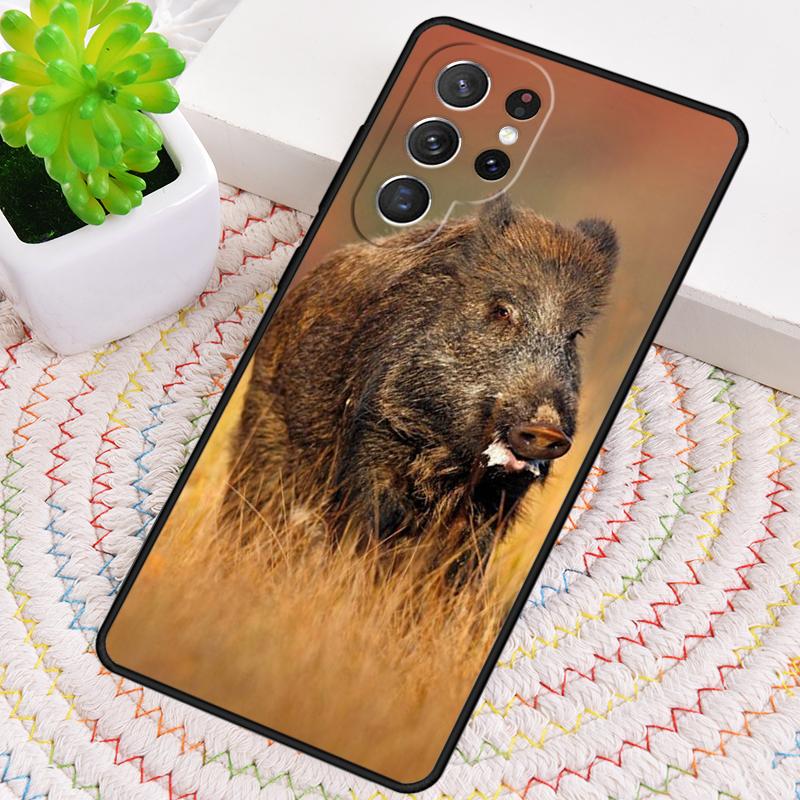 Animal Wild Boar Phone Case for Samsung Galaxy Note 10 Pro S26 Ultra S23 S24 FE S25 S21 S22 PLUS Shockproof Cove