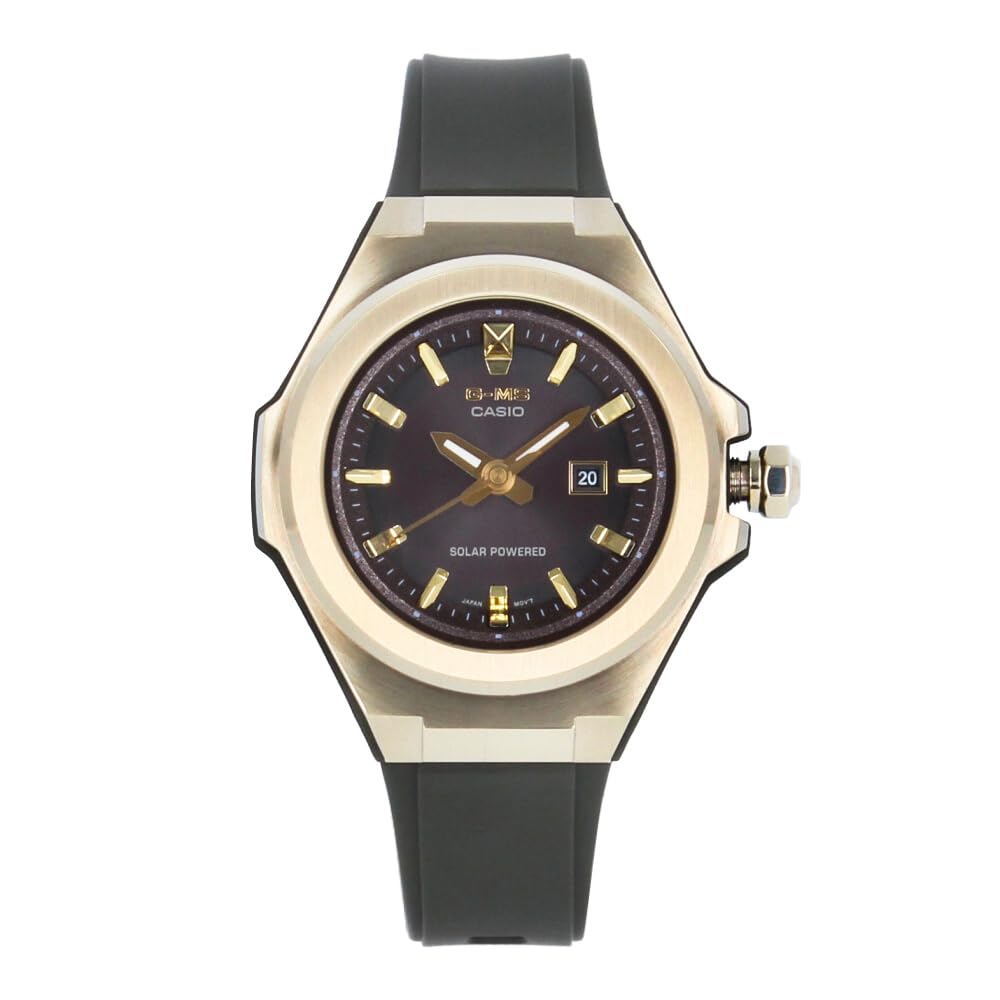 

CASIO Baby-G Women s Waterproof Solar Analog Watch, Khaki, Gold, Black, MSG-S500G-3A [Parallel Import]
