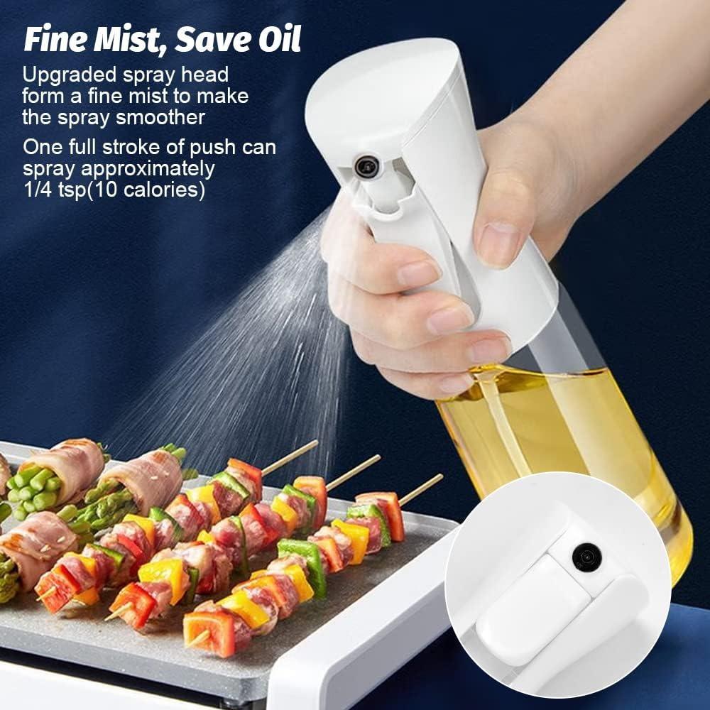 Oil Spray BottleBottle Mister Oil Dispenser Portable Oil Mister BBQ Cooking Spray Bottle for Air Fryer Kitchen Salad Baking