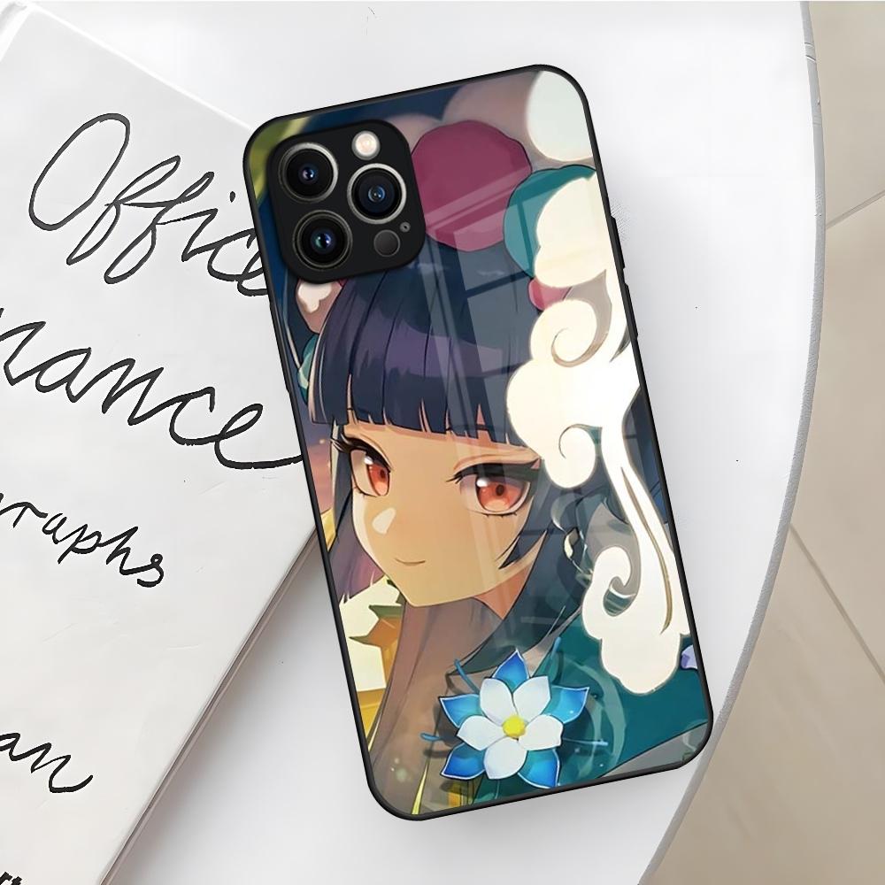 Genshin Impact Yun Jin Phone Case for Iphone 17 16 Air 15 14 12 11 13 Pro Max Mini X Xr Xs Se Puls glass Cover