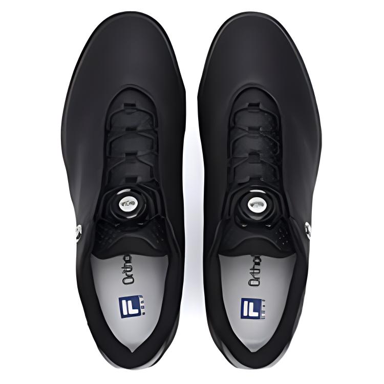 Fila Icona Slip-Resistant Durable Low-Top Skate Shoes Men Sneakers Black A12M421708FBK