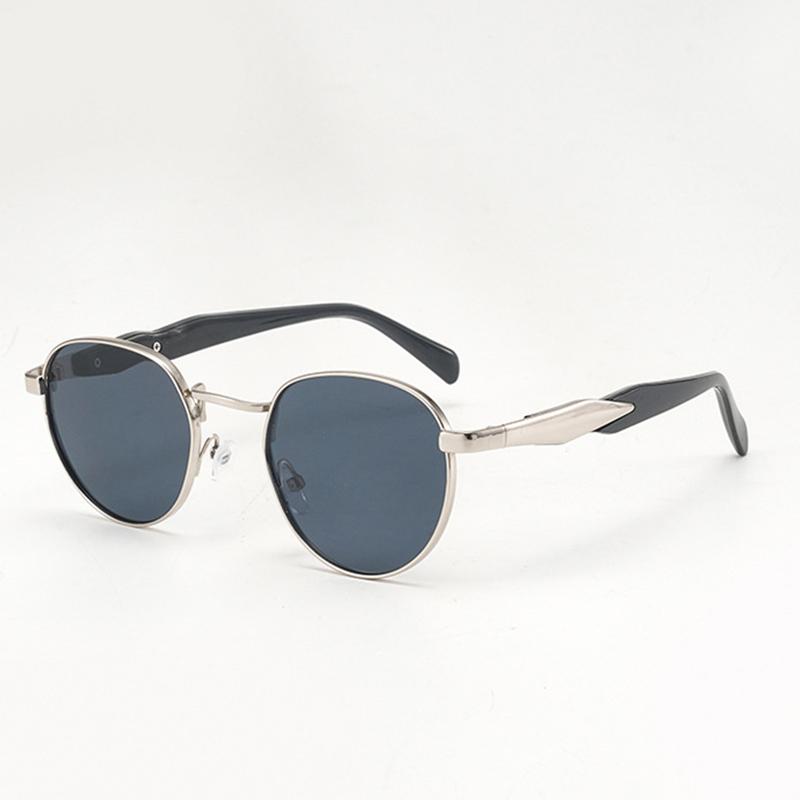 New Vintage Round Sunglasses Women Men Brand Circular Sun Glasses Female Oval Eyewear Oculos De Sol for Male Female Eyeglasses