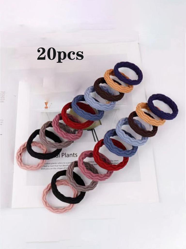 10/20/30/50 Stück Mädchen Bunte Haarband Set Nylon Elastisches Gummiband Kinder Zopfhalter Scrunchies Kinder Haarzubehör