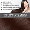 Eelhoe Fruit And Vegetable Hair Cream Natural Mild Long Lasting Not Hurt Scalp Hair Easy To Color Black Hair Cream