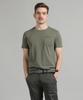 Panicalle Khaki Dyed Cotton T-Shirt