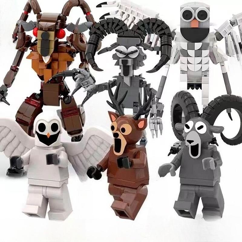 Horreur 99 Nuits dans la Forêt Cerf Blocs Jouets de Construction Bloc Ensemble Monstre de la Forêt Cerf Blocs Anniversaire d'Enfants Collocation Cadeau