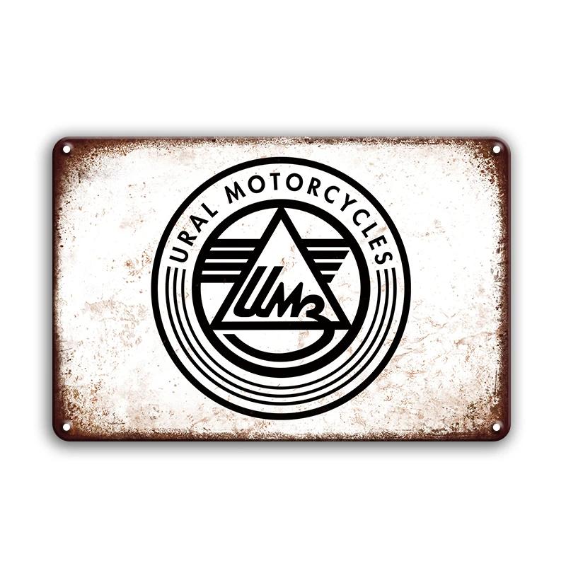 Vintage Motorcycle Guzzi Metal Sign Retro Plate Decorative Plaque Wall Decor Garage Man Cave Motor Tin Painting Wall Decor