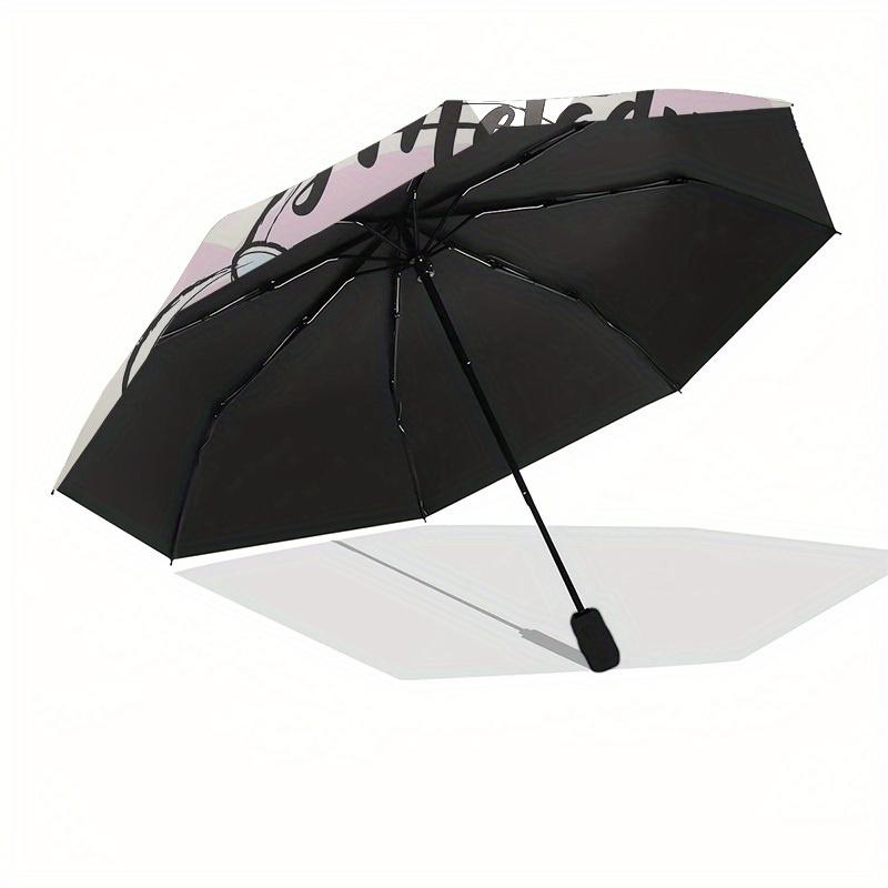 1pc My Melody Cute Illustration Umbrella with Plastic Handle,Suitable for All Seasons Home Travel Outdoor UmbrellaSanlio339