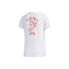 Kc China Ls Sports Casual Lucky Koi Short Sleeve T-Shirt Women Tops White FT2890