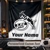 Wandteppich FC Köln Benutzerdefinierter Name Text Personalisierter Wandbehang Teppich Heimwanddekoration