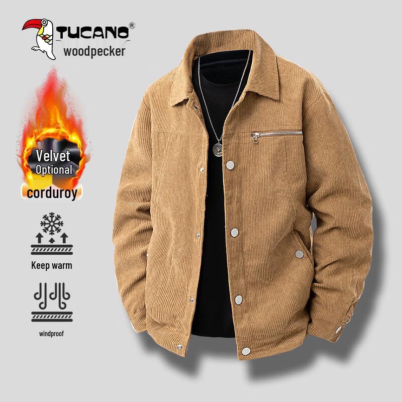 

TUCANO Men s Corduroy Business Casual Jacket 5XL