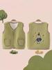 Jingqi Aoli Velvet Baby Vest: Warm, Thickened, 2025 Style Fleece for Infant Autumn/Winter Wear