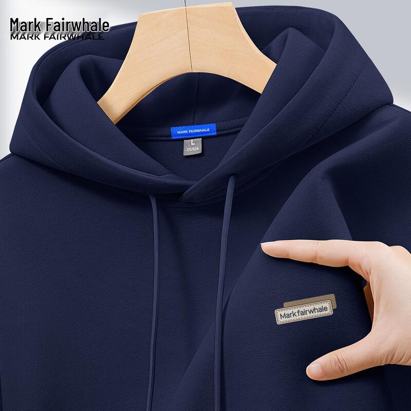 Mark Fairwhale Men's 2025 Autumn Loose Fit Hooded Sweatshirt