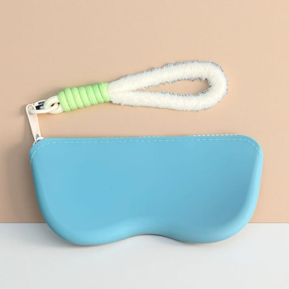 Portable Eyewear Case Anti-Drop Sunglasses Bag Silicone Glasses Case Compact Multifunctional Storage Bag For Travel Accessory