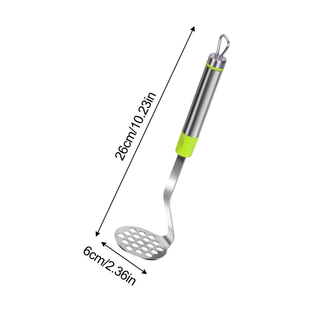 

Картофельное пюре, толкушка из нержавеющей стали, толкушка для картофеля, нескользящая ручка, ручная толкушка для картофеля, кухонный инструмент для картофеля зелёный