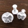 Dough Pastry DIY Homemade Plastic Plunger Stamp Press Bow Knot Tie Biscuit Mold Cookie Cutters Set