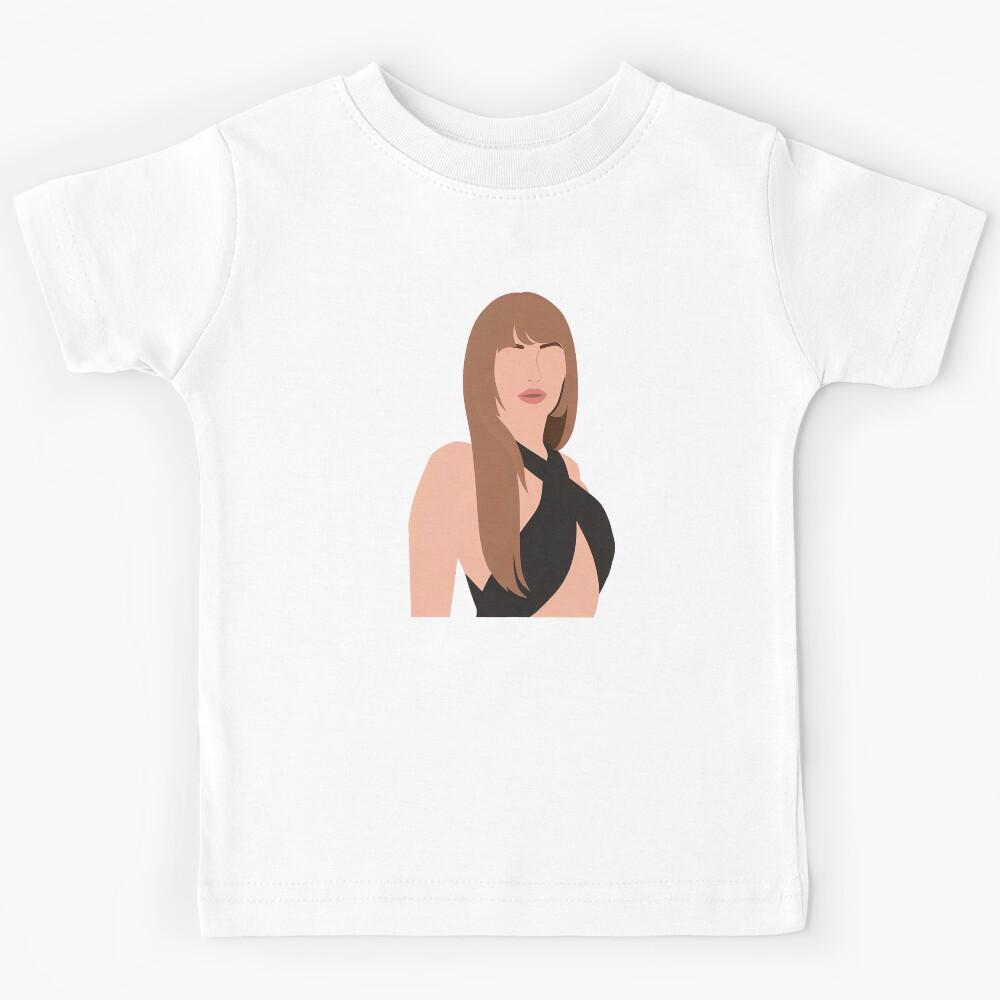 Miley Cyrus Lineless Illustration Kids T-Shirt 110