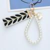 Delicate Beaded Keychain Pearls Alloy Keyring Women Accessory Suitable for Handbags and Daily Use Items