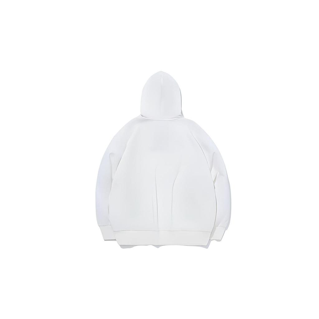 Li Ning Sweatshirts Unisex White Hooded Moderate Regular AWDQC16-2