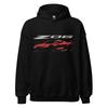 2023 2024 Vette Z06 C8 Torch Red Silhouette Vette Drivers Pullover Hoodie