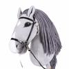 Realistic Plush Hobby Horse Soft Plush Hobby Horse Riding Stick Plush Horse Head  Performance Prop