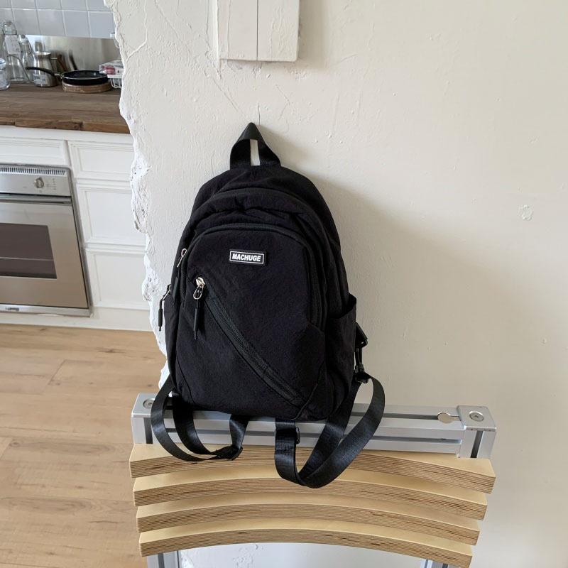 

Рюкзак осень-зима новый для отдыха и путешествий, легкий, модная сумка-мессенджер, женская нагрудная сумка чёрный