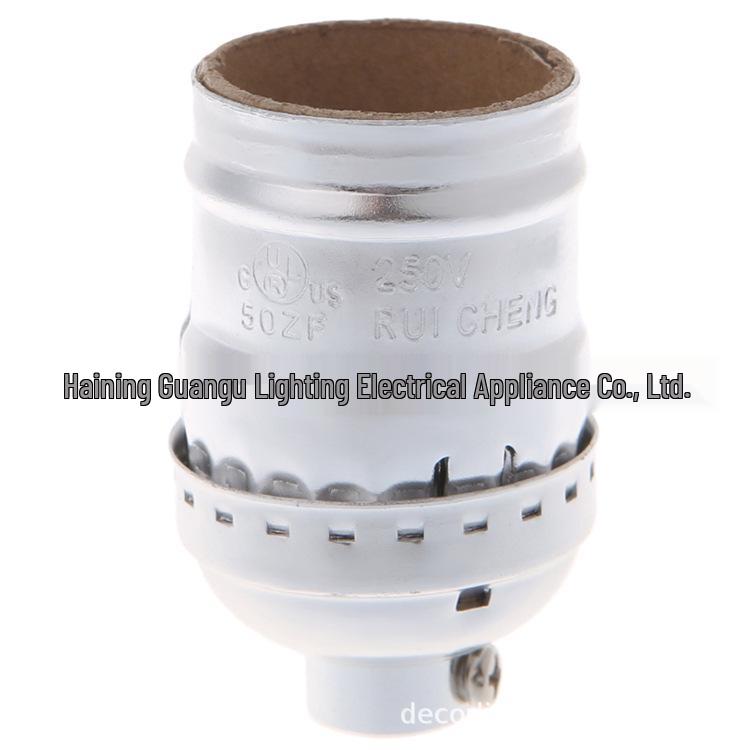 Pearl Black Vintage E26/E27 Aluminum Edison Pendant Lampholder for DIY Light Fixtures