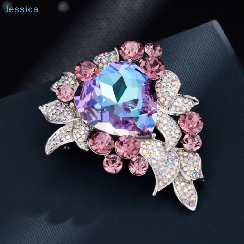 Strass-Herz-Brosche - Luxuriöser Kristall-Herz-Anstecker für Hochzeiten & Partys von Frauen