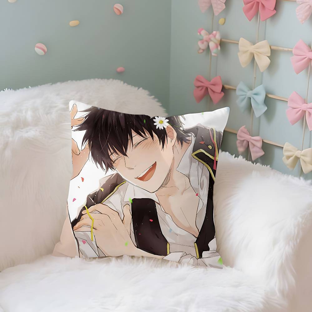 Anime HHijikatasTToshirous Case Plush Fabric Soft Pillowcase Double Sided Print Cushion Cover Household Gifts