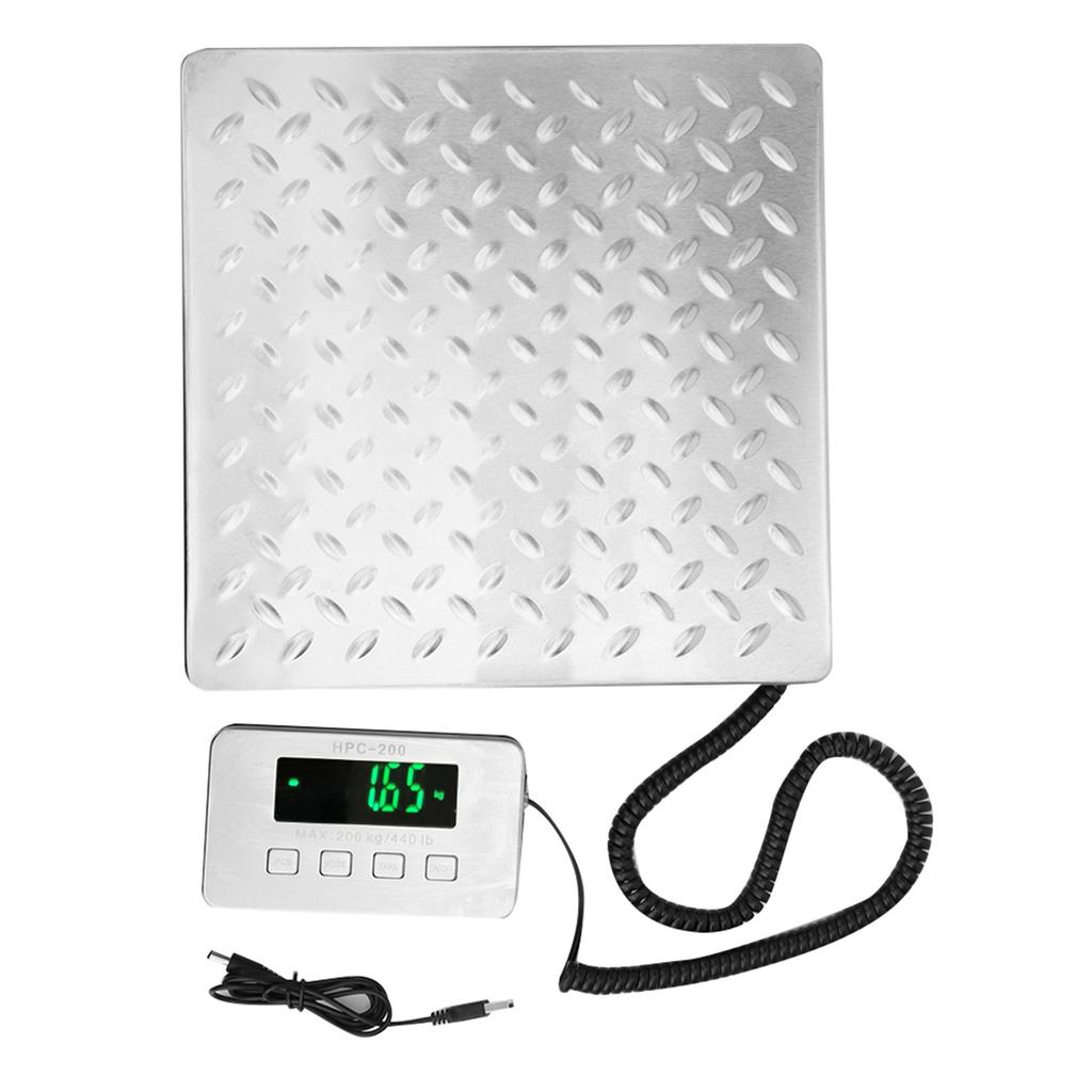 200kg 0.05kg Stainless Steel Double Range Express Luggage Baggage Weighing Electronic Scale