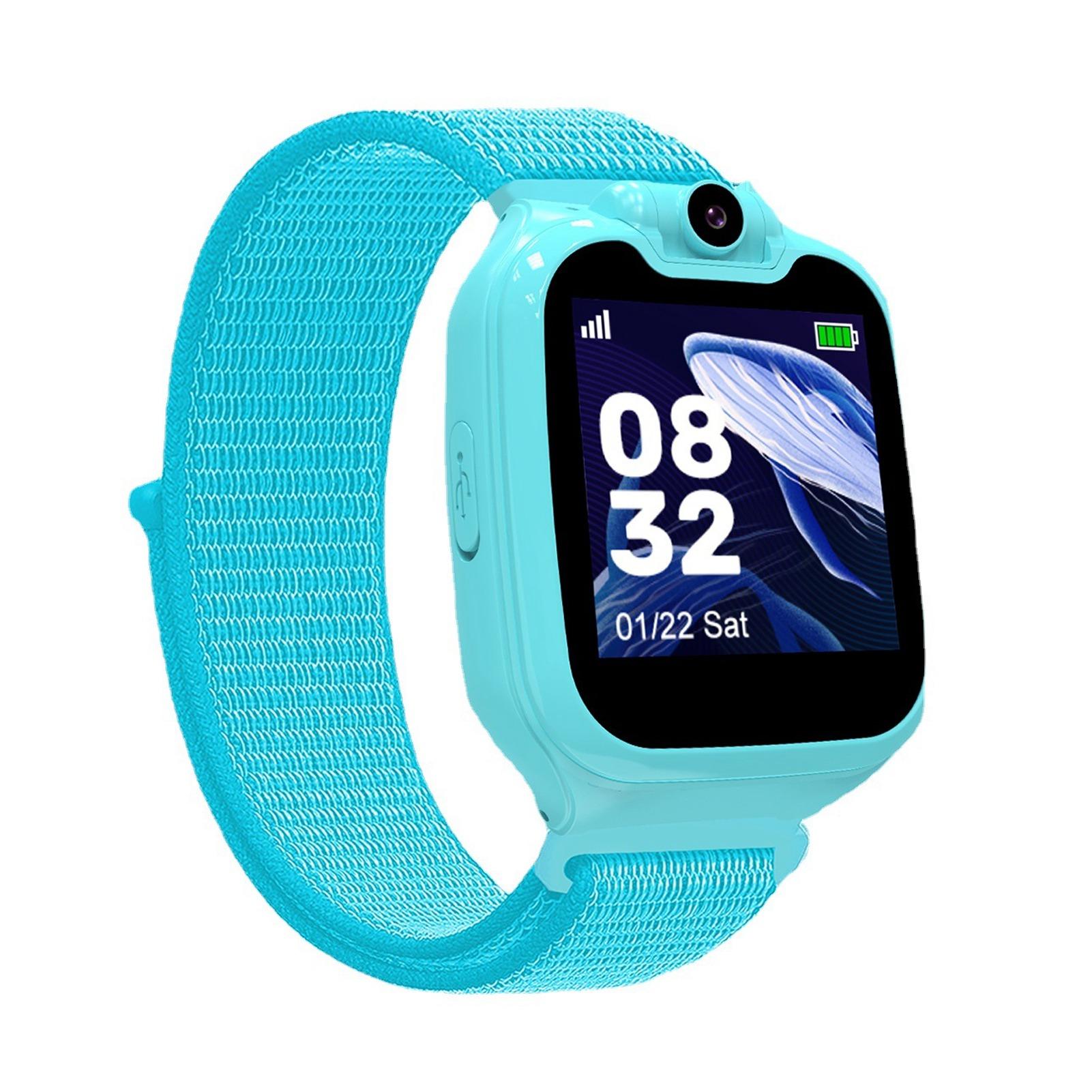 

2G GSM детские часы-телефон 300000 пикселей 1,54-дюймовый цветной сенсорный экран 400 мАч двусторонний видеозвонок SOS умные детские часы с режимом класса