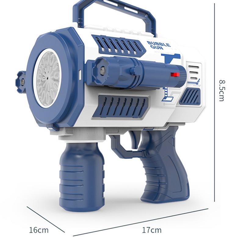 Electric Bubble Gun With Large Capacity Flashing Automatic Blower With Light Music Bubbles Maker For Kid Backpack Bubble Gun