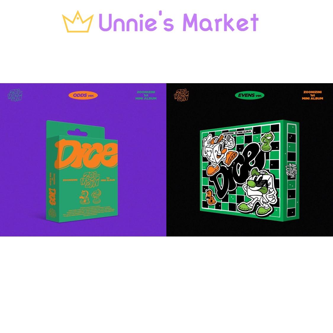 

ЗООНИЗИНИ (ASTRO) - ИГРАЛЬНАЯ КОСТЬ (ВЕРСИЯ ODDS. / ЧЕТНЫЕ вер.) META 1-й мини-альбом + Бесплатный подарок SET (2 ver.)