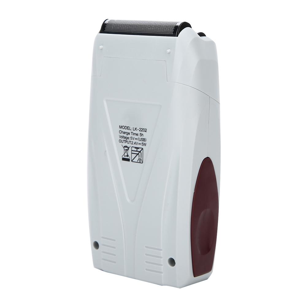 USB Rechargeable Reciprocating Electric Shaver Beard Trimmer for Razor Tool Grey