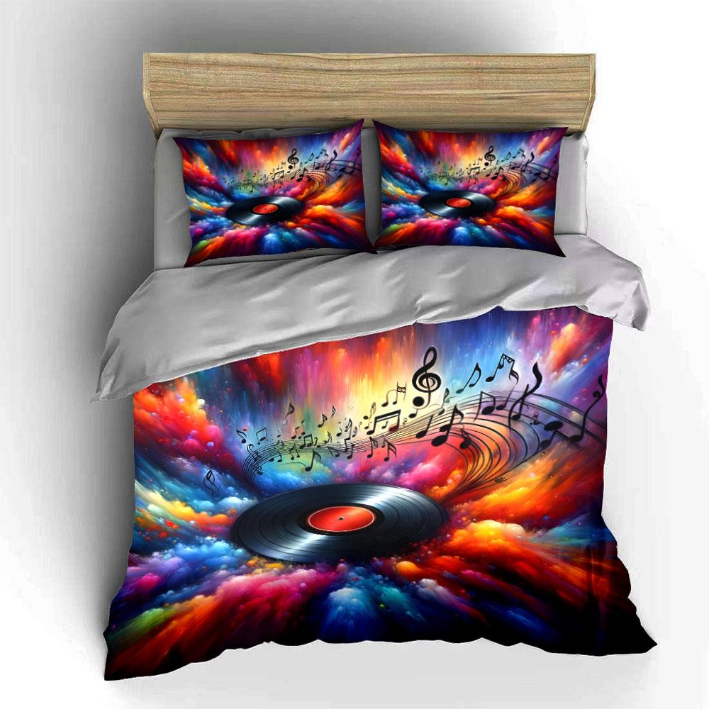 Vibrant symphony of colors. Bedding sets Duvet covers Pillowcases(1* Duvet Cover 2* Pillowcases without duvet insert)