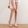 Women'S Sexy Sheer Tabi Stockings Open Toe Hosiery Two Toes Socks Long Nylon Elastic Slim Knee Sun Protection Thigh High Socks