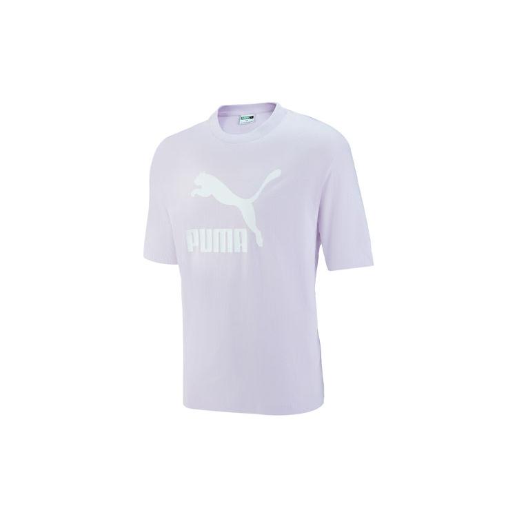 New PUMA Essentials T Shirts Unisex Light Purple 539904-23