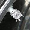 4 Stück Auto Krone Reifenventilkappen mit Bling Kristall Strass Chrom Krone Fahrzeug Reifenkappen Abdeckungen Zubehör