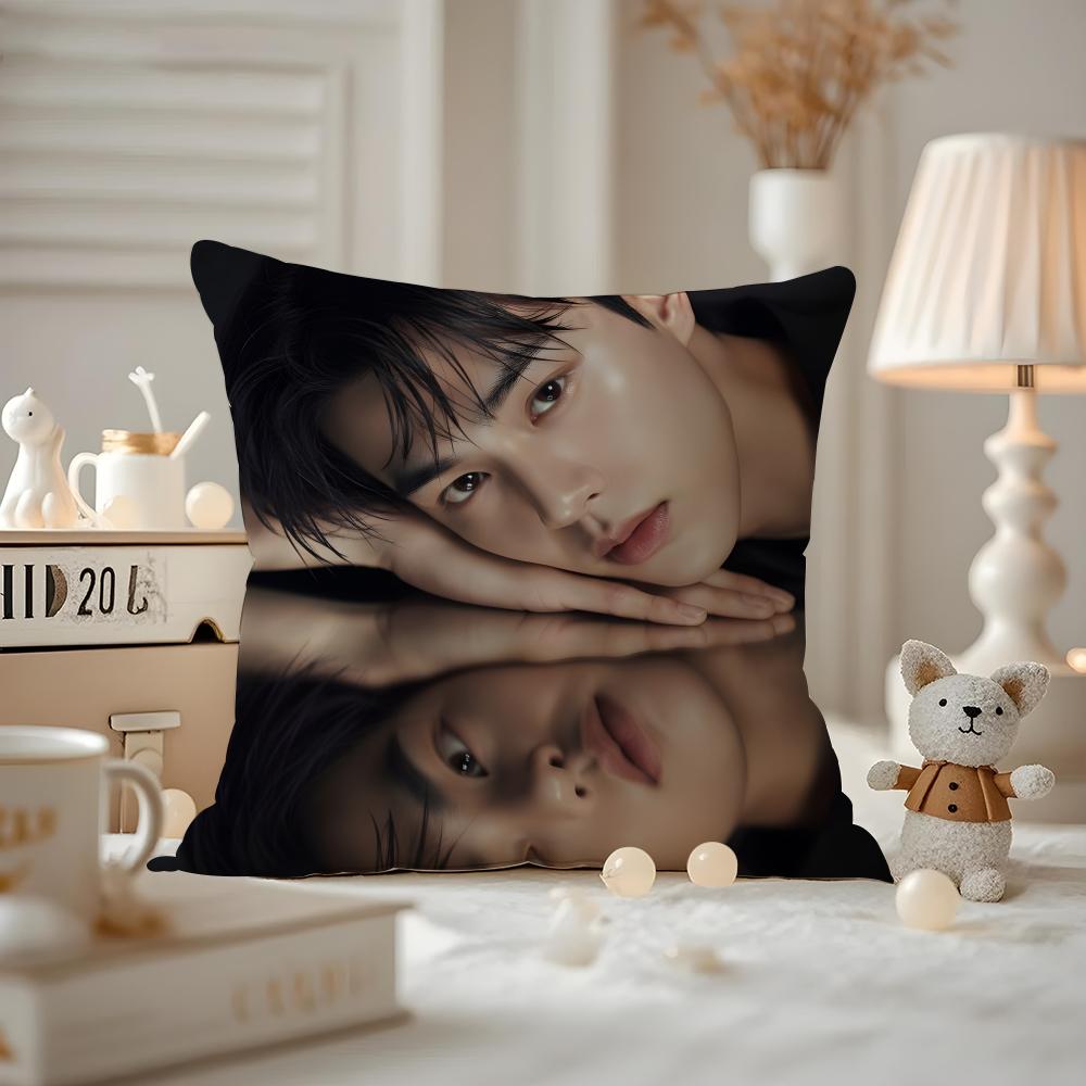 Song Kang Actor Cushion Cover Pattern Printed Pillowcase For Living Room Sofa Cushion Cover & Bedroom Decor