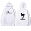 Fashion New Deftones White Horse Double Sided Print Hoodie Men Women Long Sleeve Fleece Sweatshirt Unisex Autumn Winter Pullover