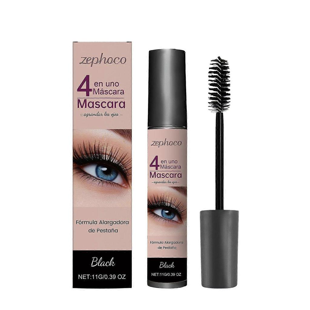 Zephoco Black Mascara - Naturally Curling, Sculpting, Moisturizing, Silky, Lightweight, And Colorful Eye Makeup